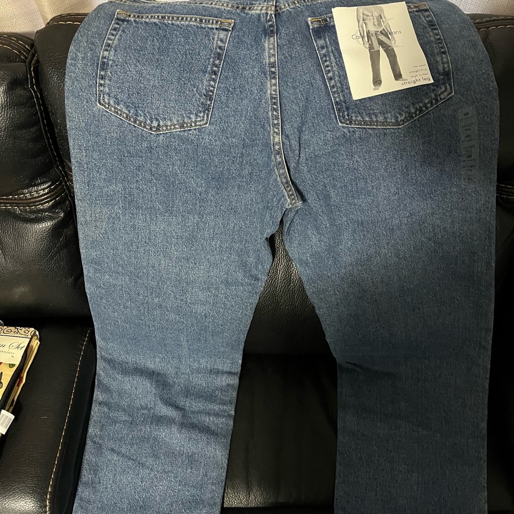 NWT Calvin Klein Straight Leg Premium Jeans - Picture 2 of 6